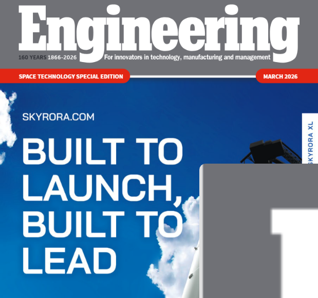 Engineering Magazine — Space Technology Special Edition, March 2026 cover